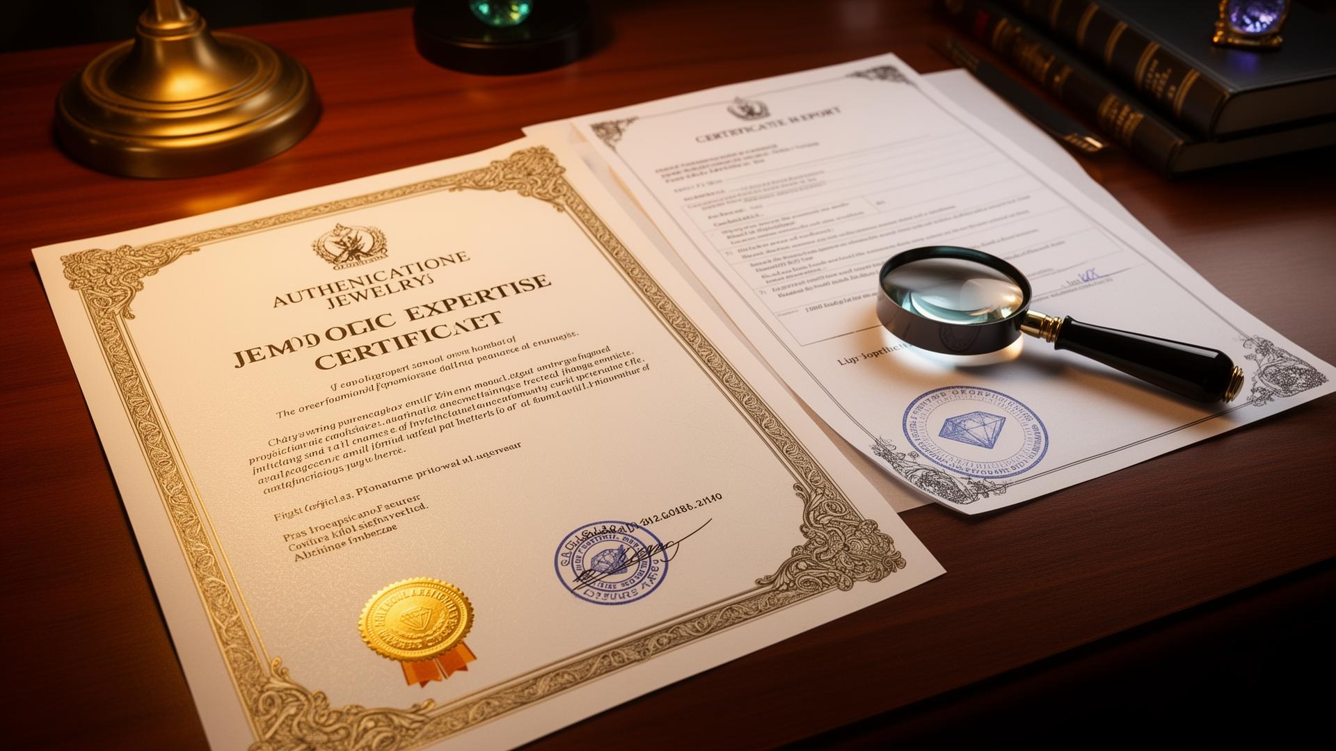 Professionelle Schmuck-Expertise – Offizielle PDF-Bewertungsdokumente mit Verifizierung